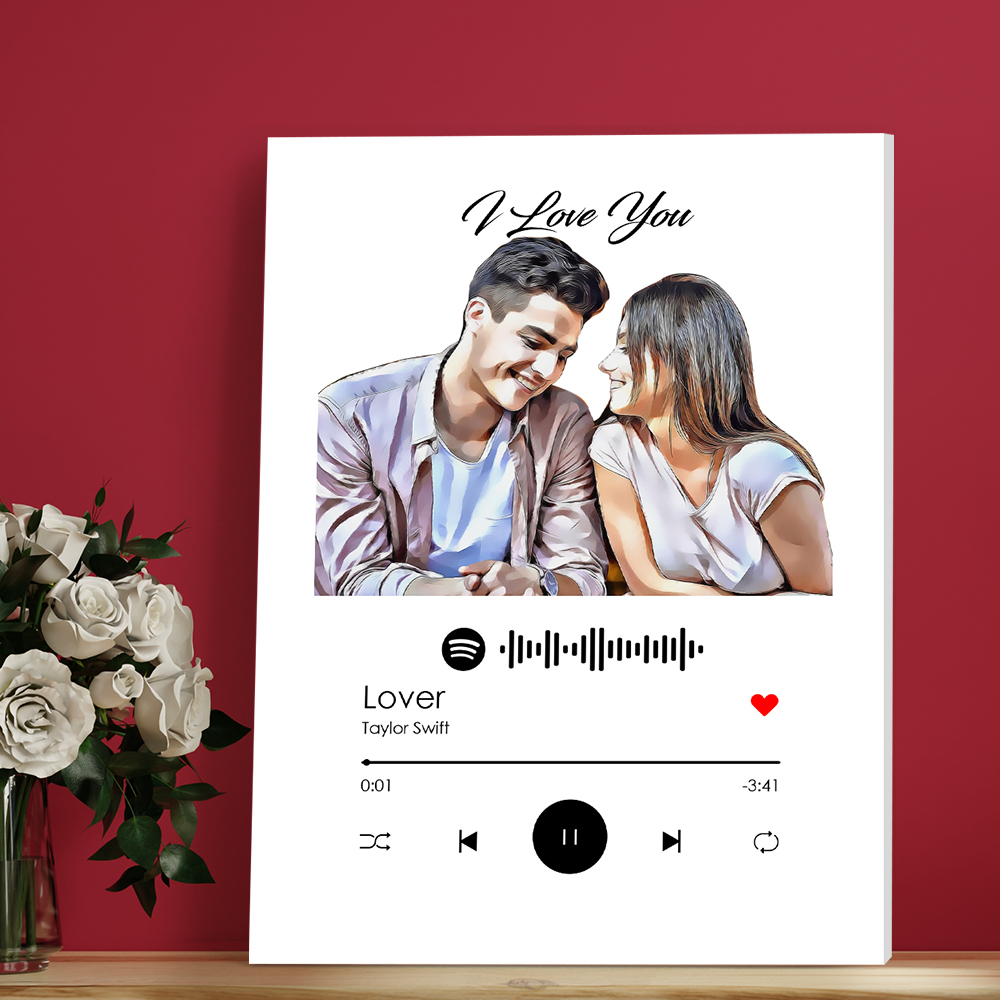 Custom Spotify Plaque Custom Photo Glass Plaque