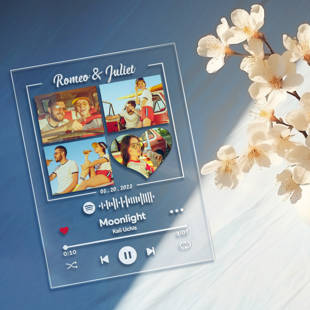 Custom Spotify Plaque Custom Photo Plaque Gifts for Lover