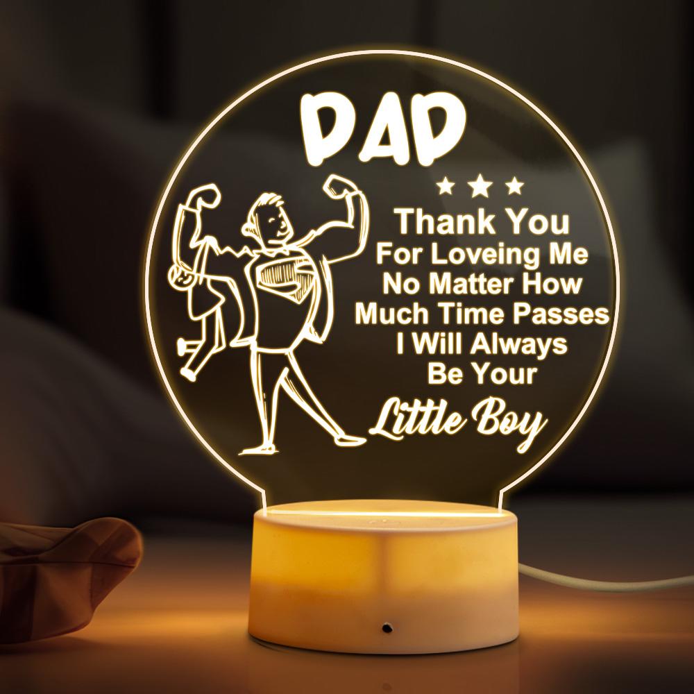 Gifts For Dad From Daughter And Son - Dad Birthday Gifts Night Light, Dad Gifts For Father's Day