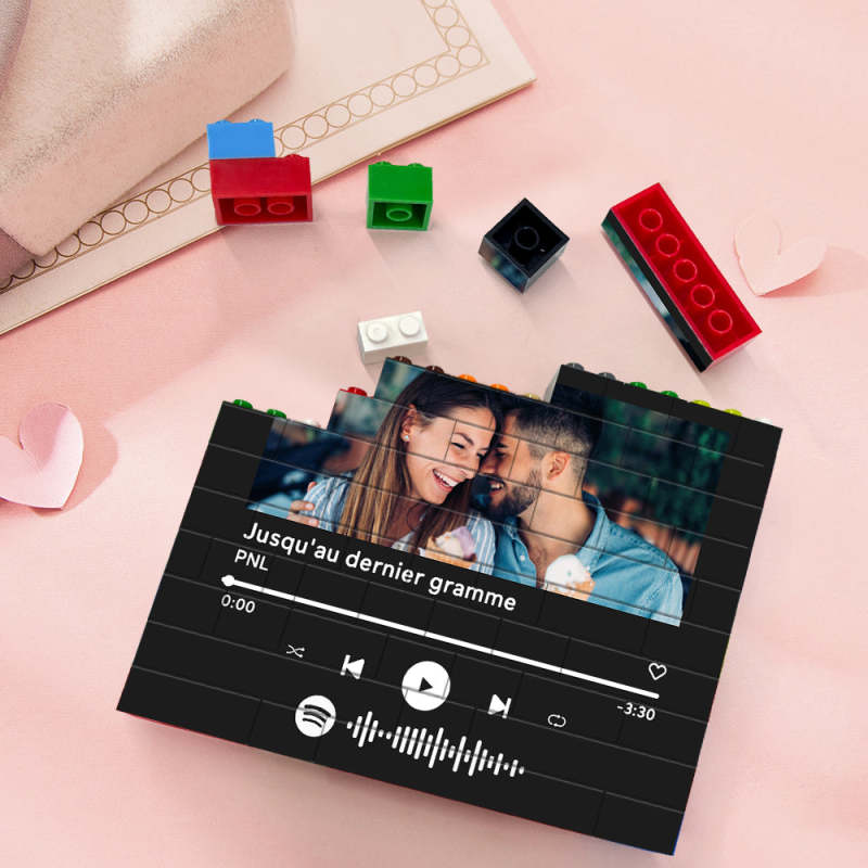 Personalised Spotify Code Building Brick Custom Photo Block Colors Brick  Puzzles Gifts for Her