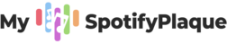 The picture myspotifyplaque.com shows when its homepage is shared