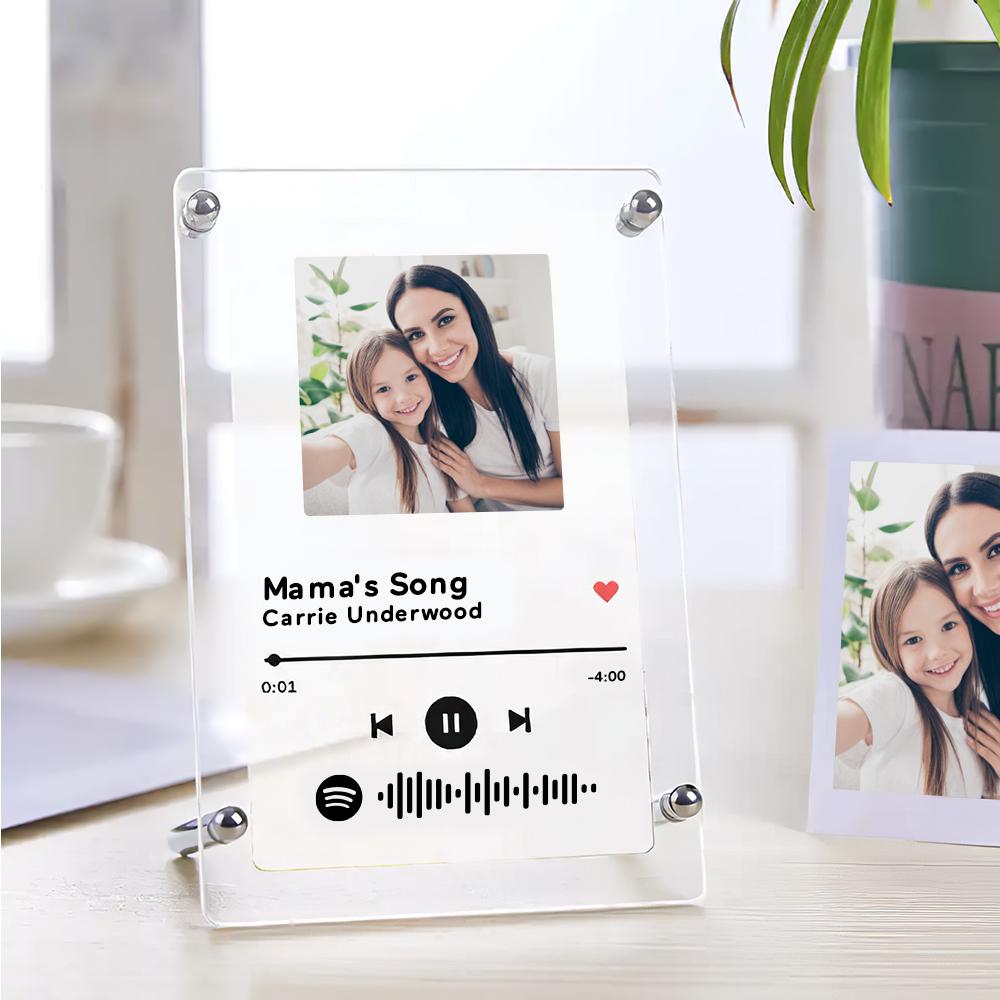 Gifts for Mom - Engraved Acrylic Block Puzzle Plaque Decorations