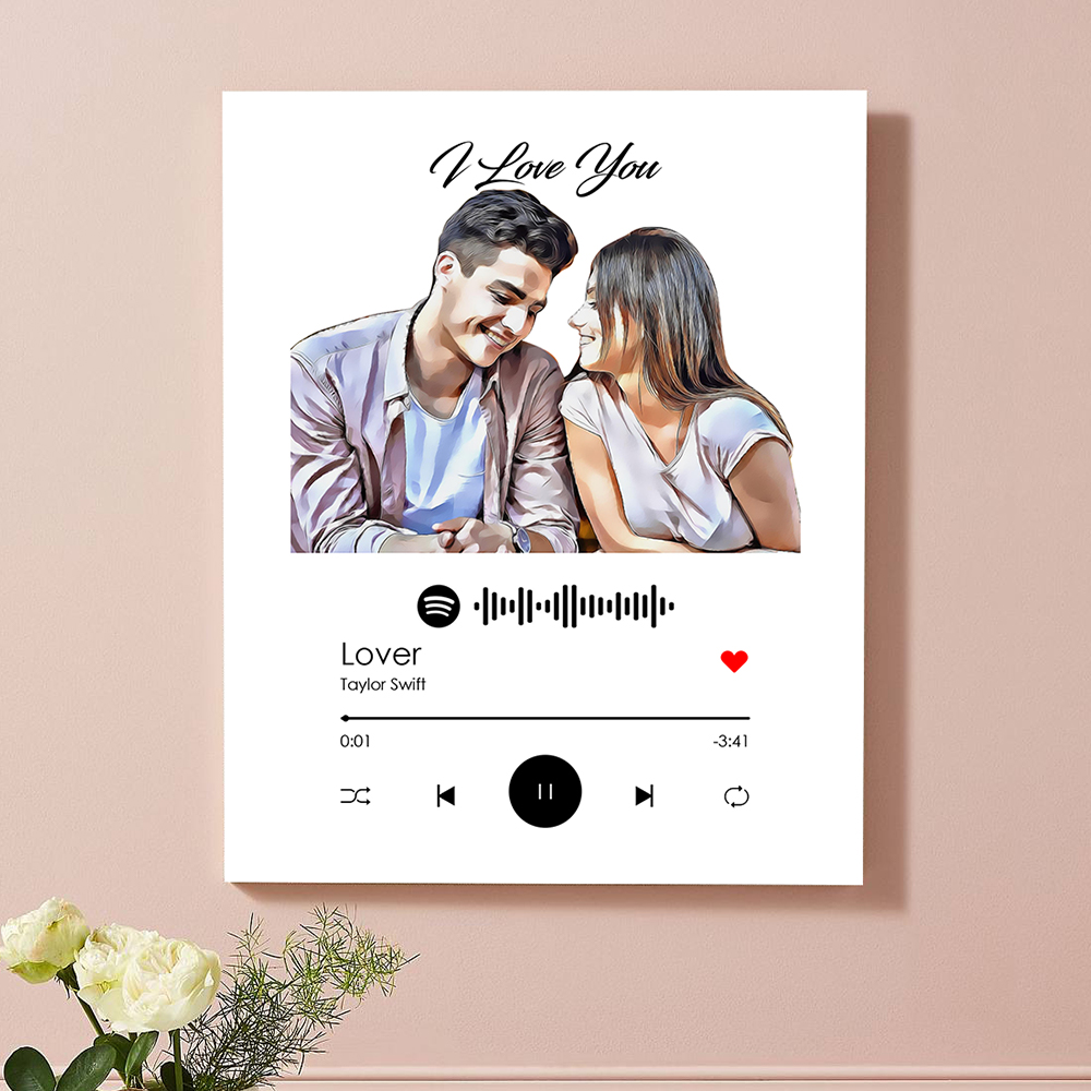 Custom Spotify Plaque Custom Photo Glass Plaque
