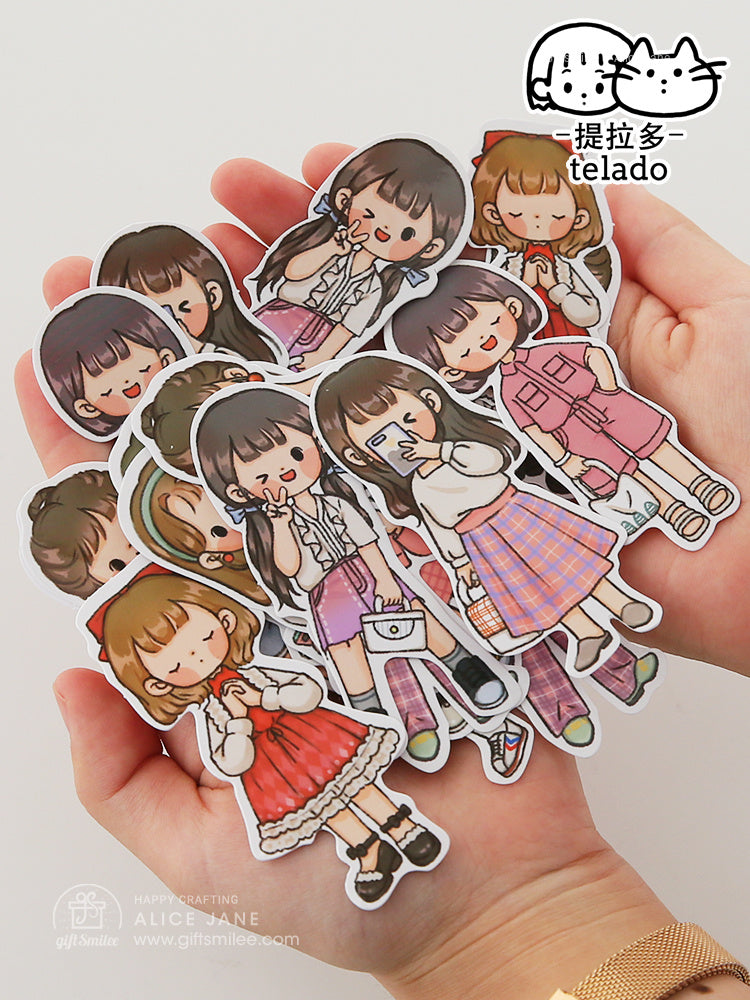 Four Seasons Outfit Stickers (25 Types) | KS-MX-020