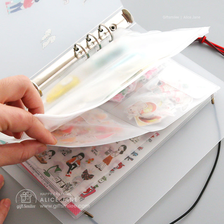 Sticker Storage Book Ring Binder