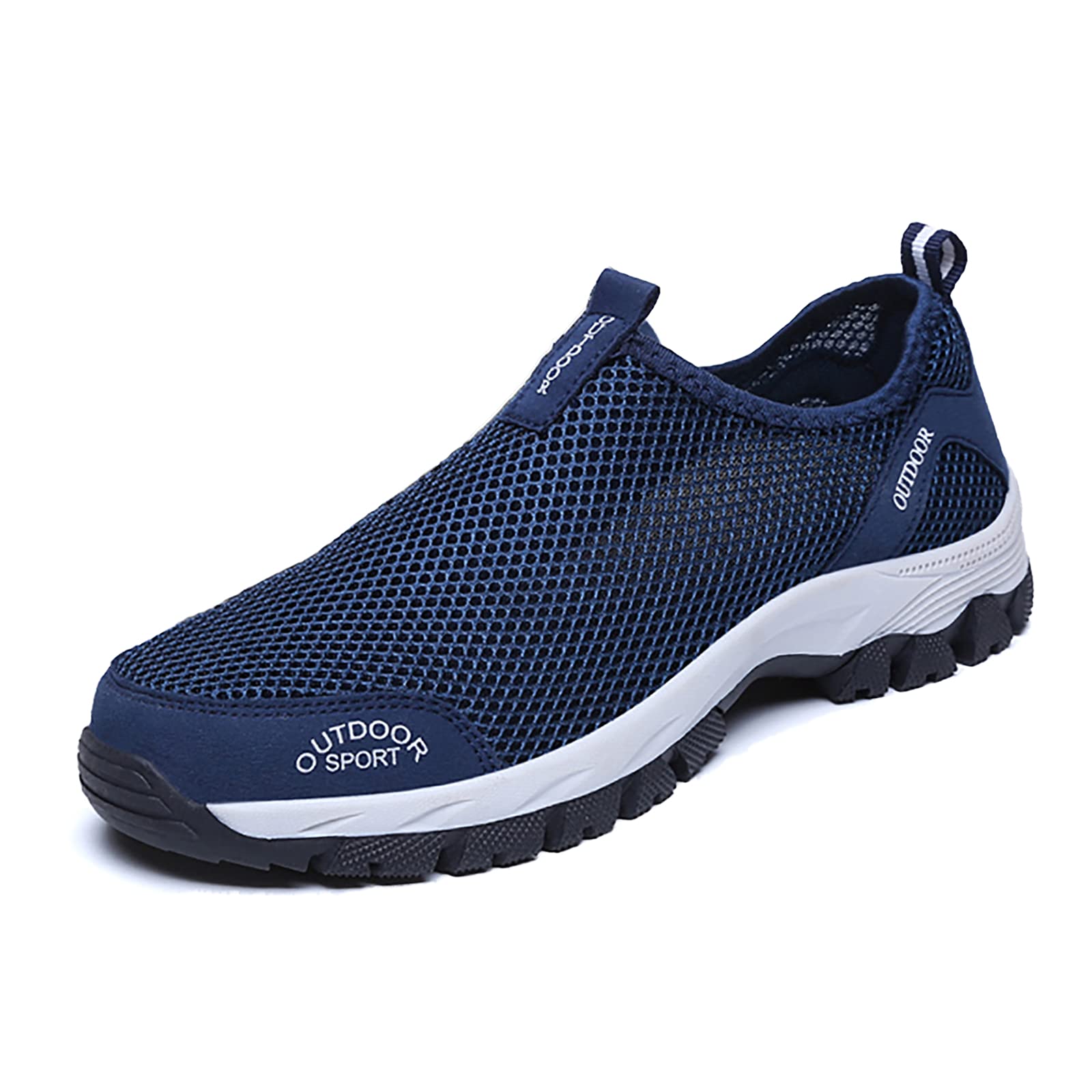Men's Comfy Summer Hollow Out Breathable Mesh Casual Walking Shoes