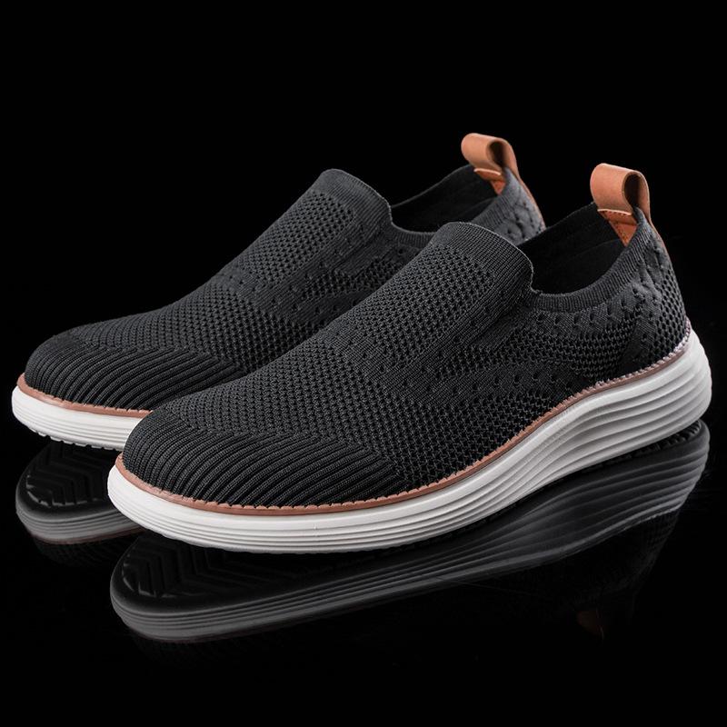 New slip on lightweight fly-knit casual sneakers