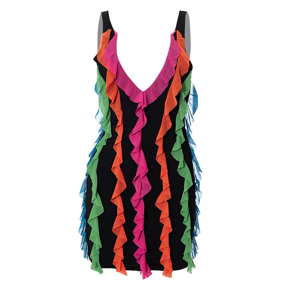 Spice Girl Solid Color Personalized Printing Bag Hip Dress