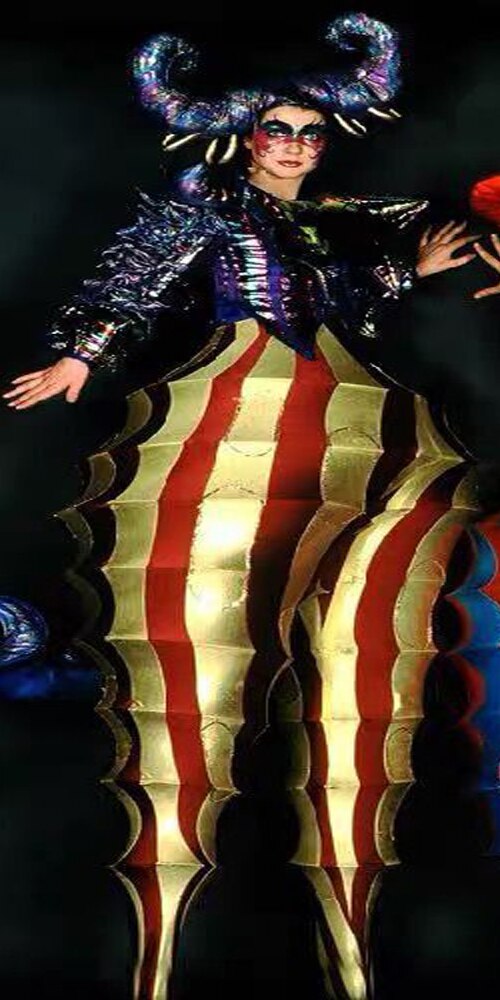 Club Celebrate Party Show Club Dress Luxury Colourful Stilts Costume Halloween Cosplay Party Clown Cloth