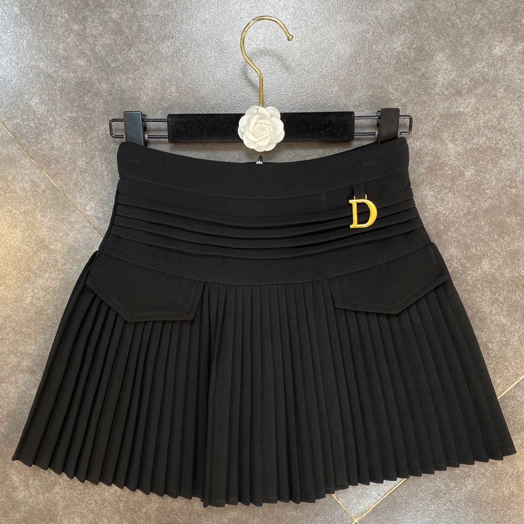 Spring Summer High Waist Short Mini Pleated Skirt Streetwear Women