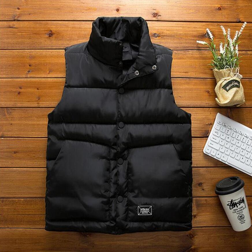 Black Metallic Puffer Vest - detail view 7