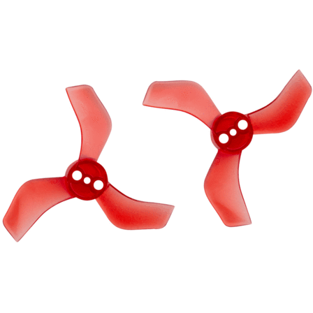 Gemfan 1635 Durable Tri-Blade 40mm Micro/Whoop Prop 8 Pack (1.5mm Shaft) - Choose Your Color