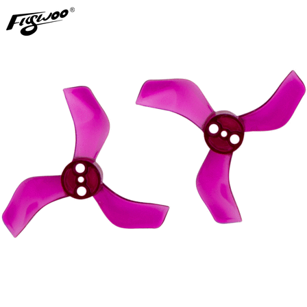 Gemfan 1635 Durable Tri-Blade 40mm Micro/Whoop Prop 8 Pack (1.5mm Shaft) - Choose Your Color