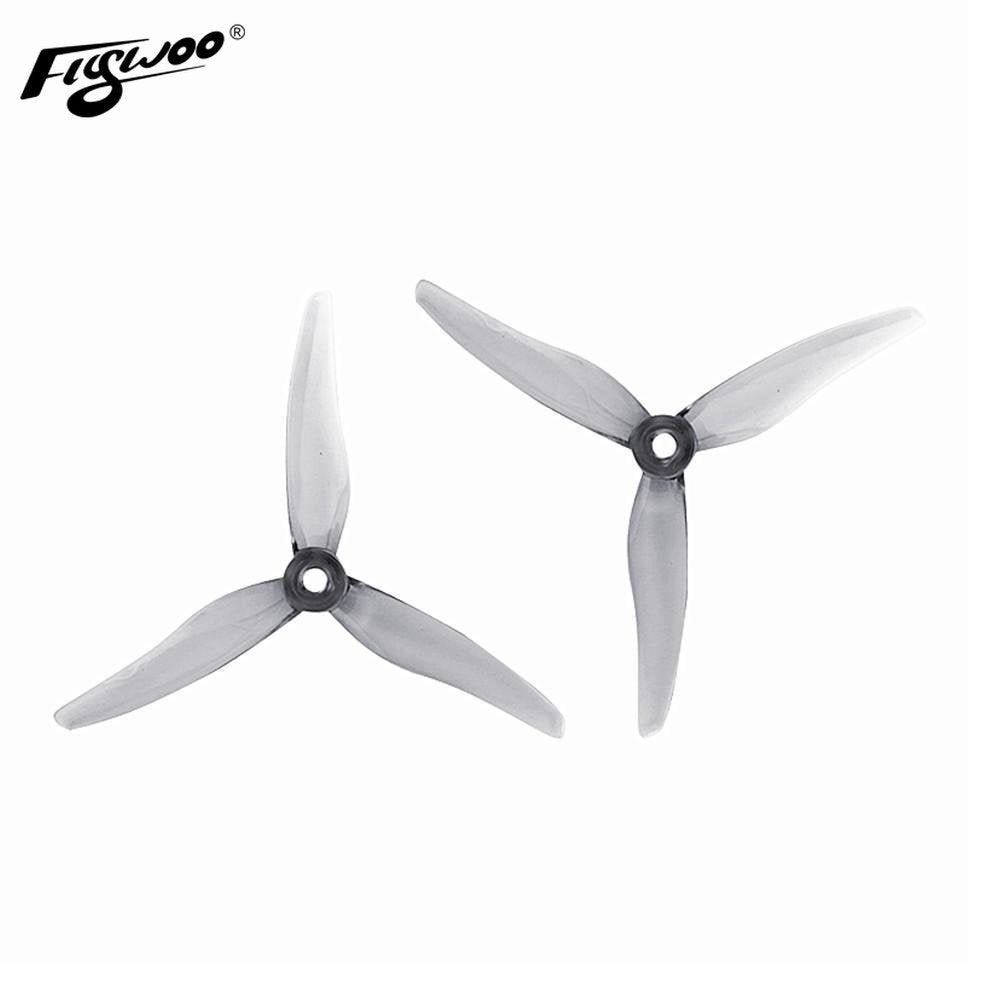 Gemfan Hurricane 51466 5 Inch Durable 3-Blade Propeller Support POPO for RC Drone FPV Racing 2 Pairs-FLYWOO