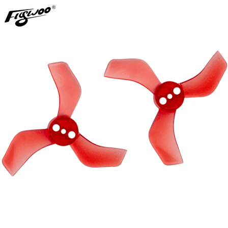 Gemfan 1635 Durable Tri-Blade 40mm Micro/Whoop Prop 8 Pack (1.5mm Shaft) - Choose Your Color