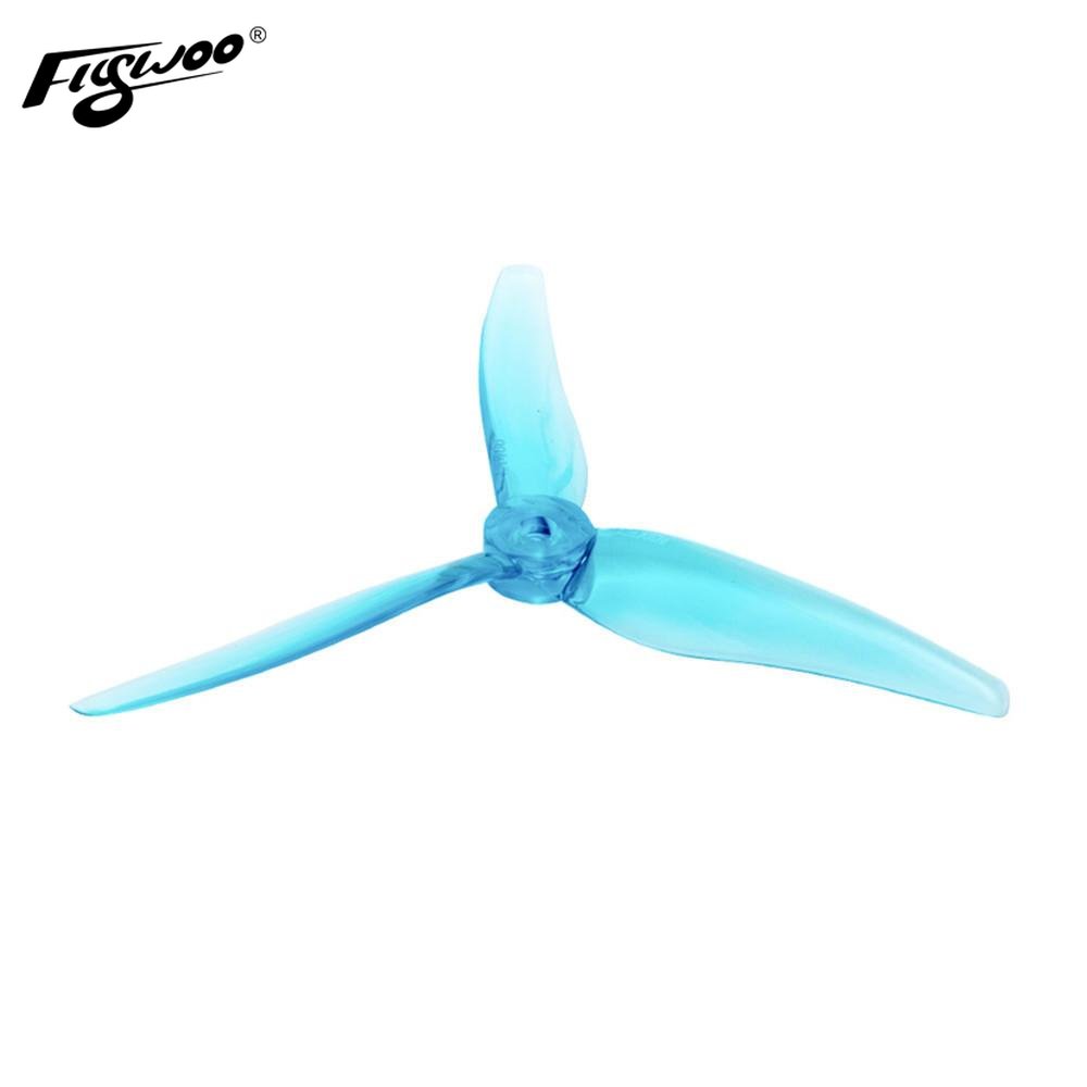 Gemfan Hurricane 51466 5 Inch Durable 3-Blade Propeller Support POPO for RC Drone FPV Racing 2 Pairs-FLYWOO