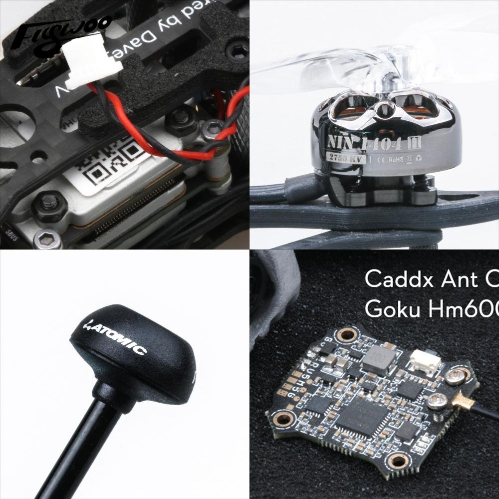 HEXplorer LR 4 4S Hexa-copter BNF Analog Caddx Ant Cam F411HEX BS13A 6IN1 850mw vtx 