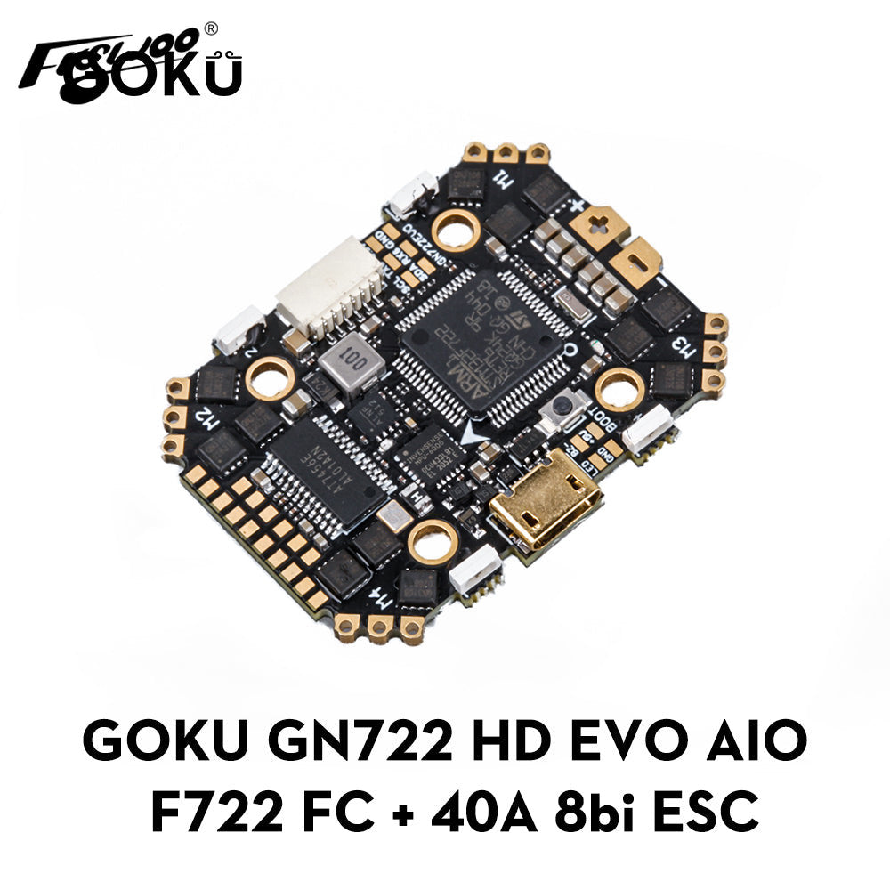 GOKU GN722 HD EVO 40A AIO +HM850 850MW VTX STACK （20x20 ） DJI PLUG & PLAY  O3 Air unit