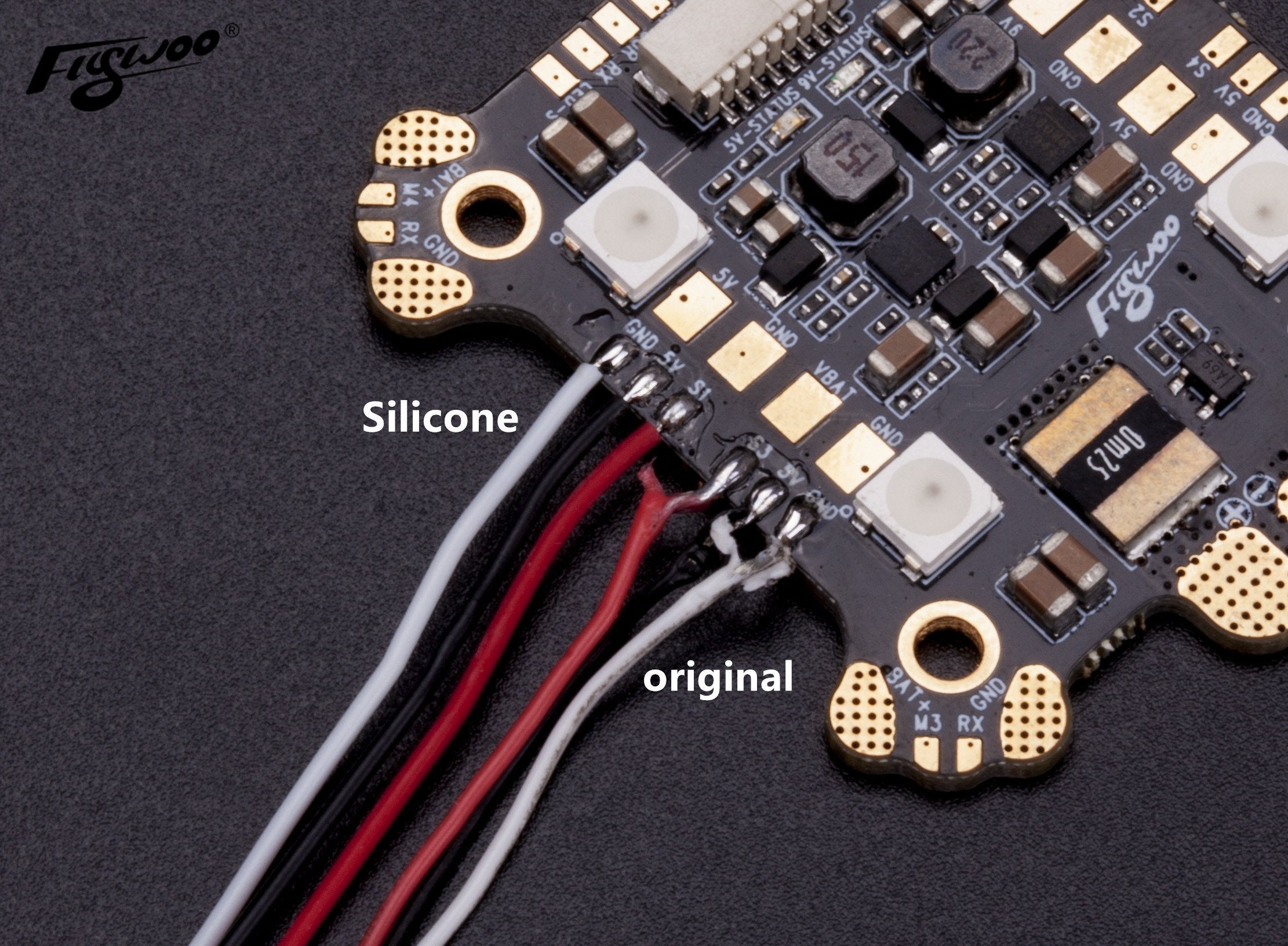 5PCS 8P 8 Pin Silicone Cable Wire For DJI FPV Air Unit Digital 5.8Ghz HD Recording FPV Transmitter Camera Combo