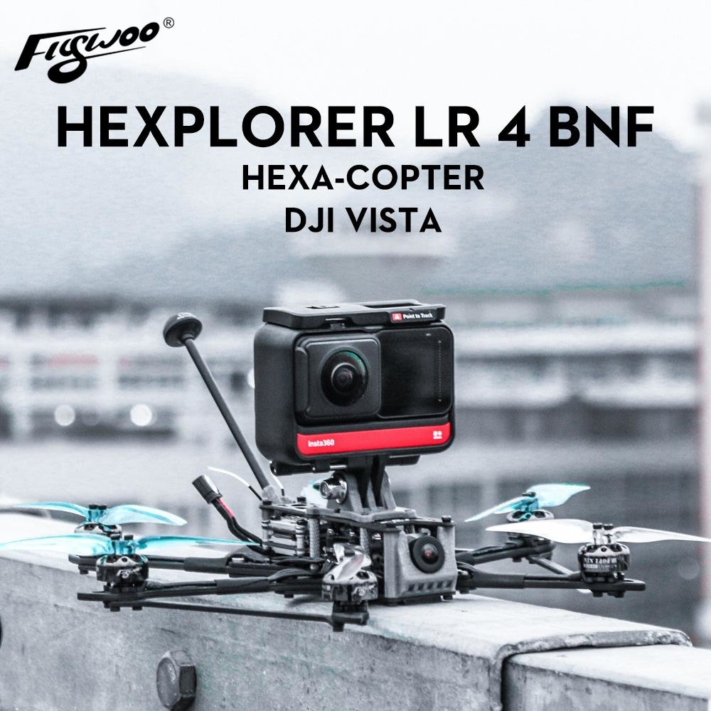 FLYWOO HEXplorer LR 4 4S HD DJI Wasp Hexa-copter Micro long range