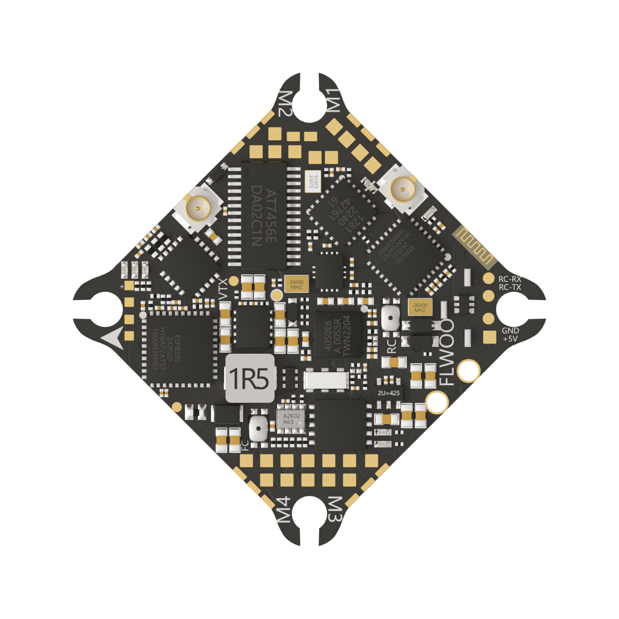GOKU F405 ERVT 1-2S 12A 5-in-1 400mw AIO w/Bulit-in ELRS 2.4G-FLYWOO