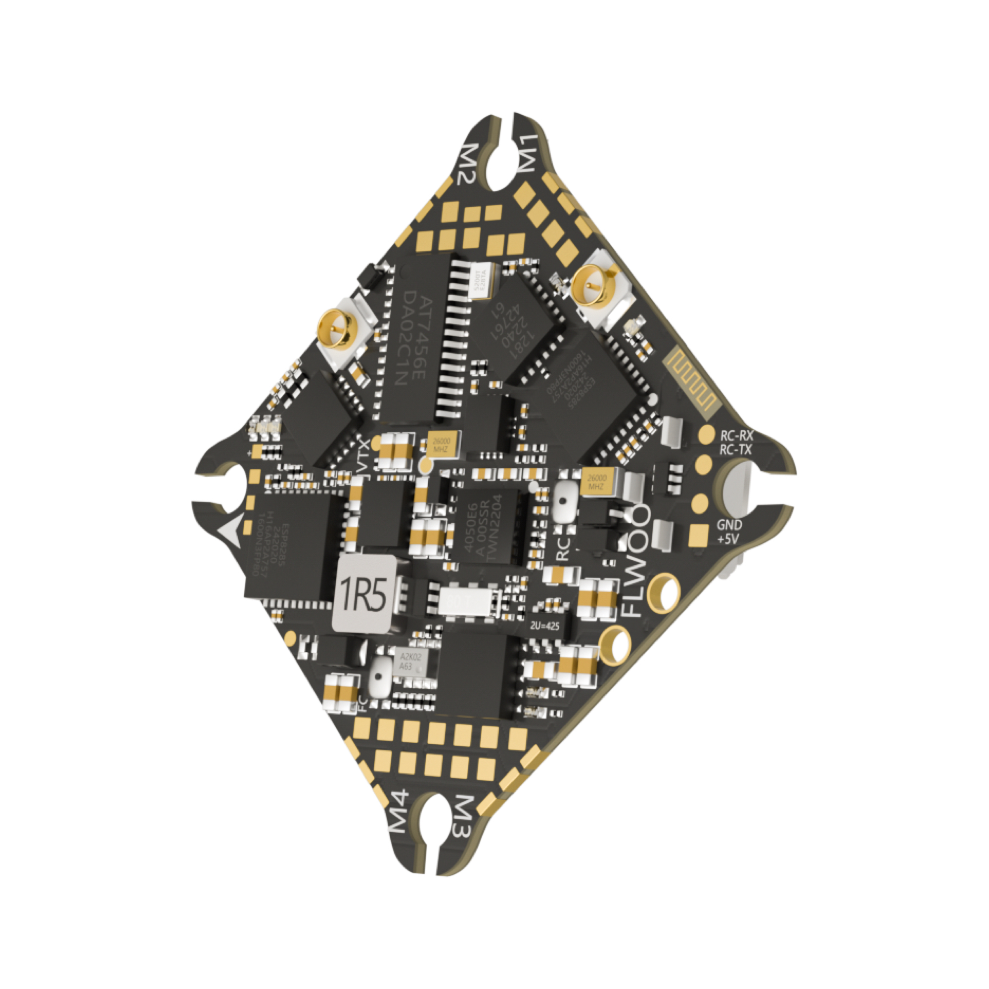 GOKU F405 ERVT 1-2S 12A 5-in-1 400mw AIO w/Bulit-in ELRS 2.4G-FLYWOO