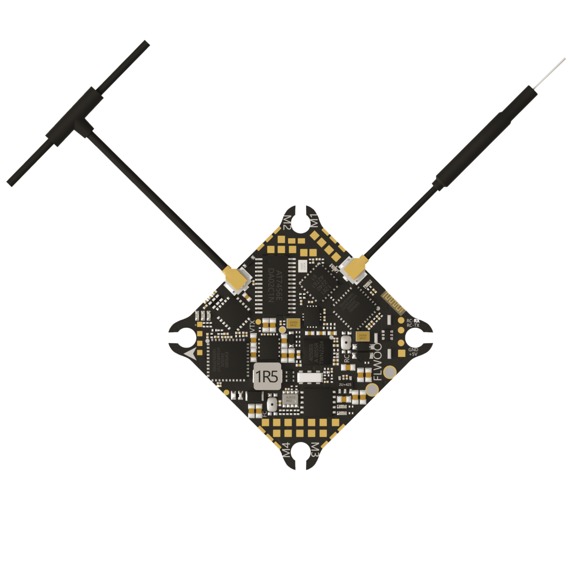 GOKU F405 ERVT 1-2S 12A 5-in-1 400mw AIO w/Bulit-in ELRS 2.4G-FLYWOO