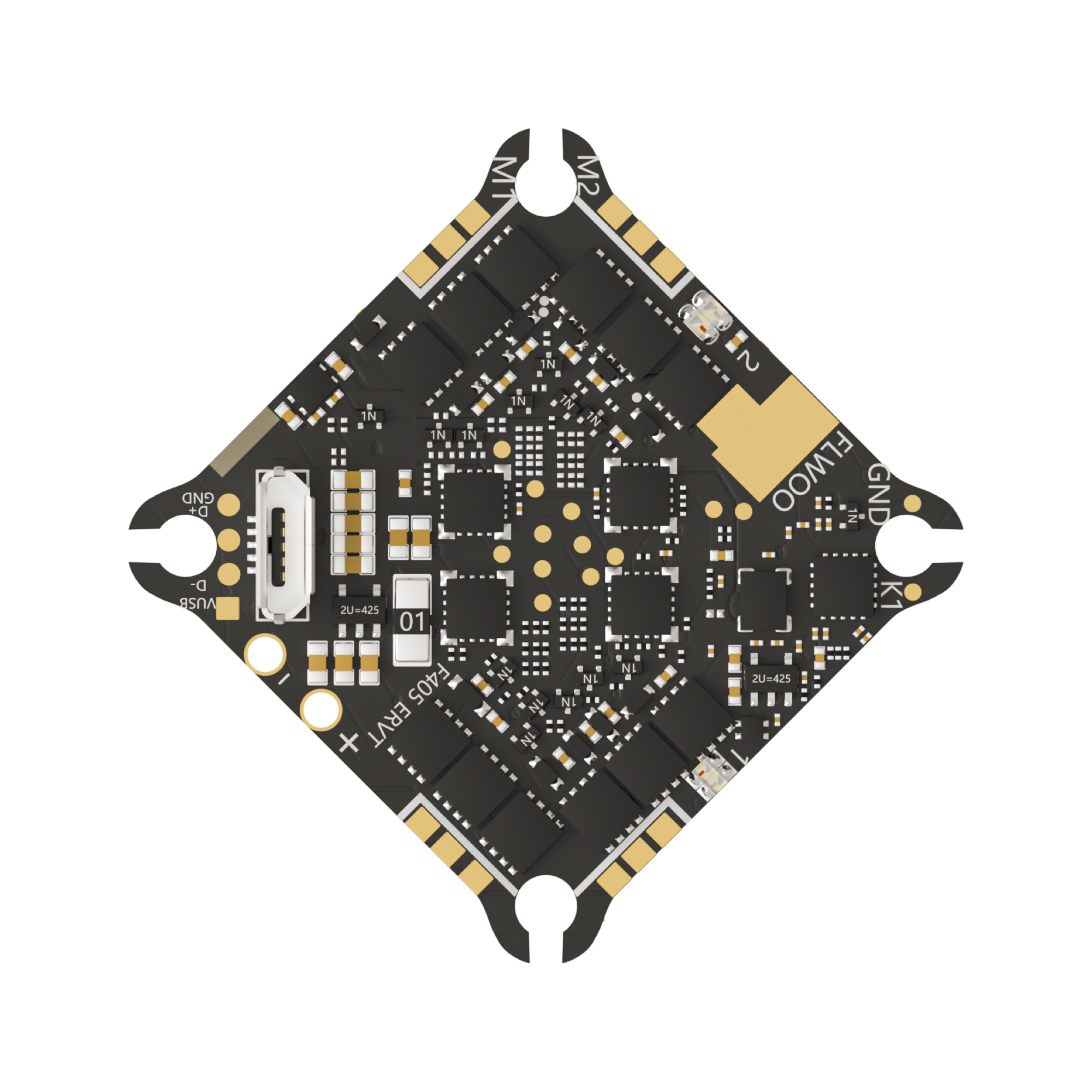 GOKU F405 ERVT 1-2S 12A 5-in-1 400mw AIO w/Bulit-in ELRS 2.4G-FLYWOO