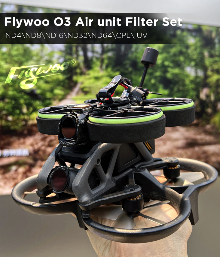 Flywoo DJI O3 Air Unit Filters Set (7PCS) - ND CPL UV