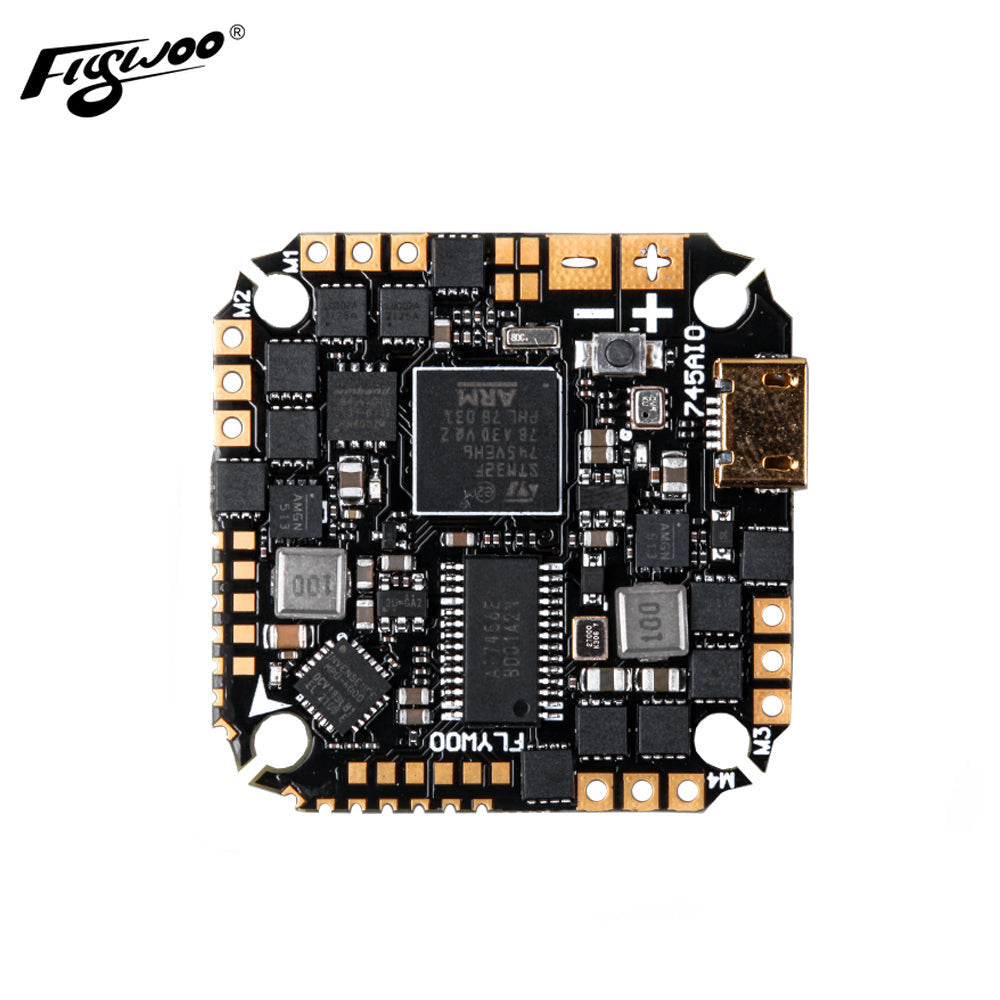 (1MB FLASH) GOKU GN 745 40A AIO BL_32 V1.2  (MPU6000 ) 25.5 X 25.5 5V/9V