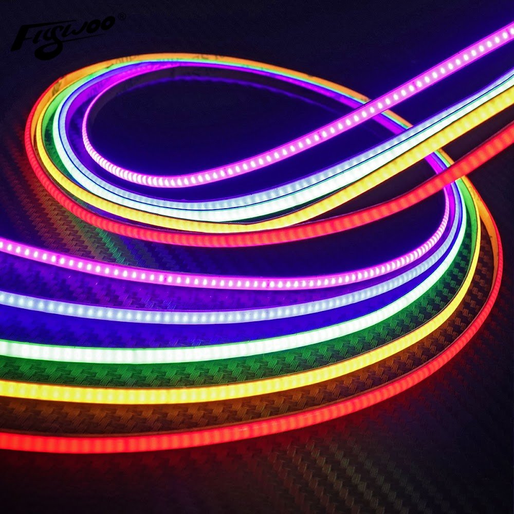 1PC DC12V Neon LED Strip 4mm x 1M For CineRace20 \ DJI AVatar