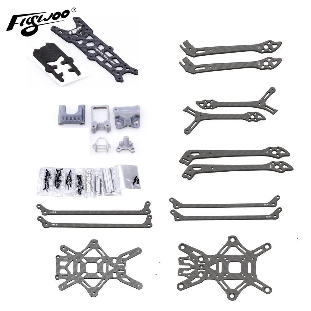 HEXplorer LR 4 Hexa-copter Frame kit PARTS-FLYWOO