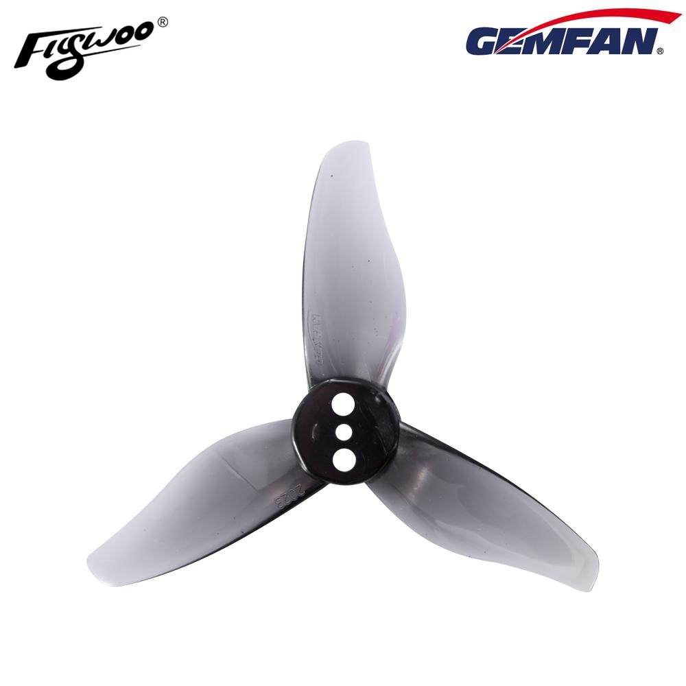 4 Pairs Gemfan Hurricane 2023 2x2.3 2 Inch 3-Blade Propeller 3 Holes for 1105-1108 Motor RC Drone FPV Racing  1.5mm