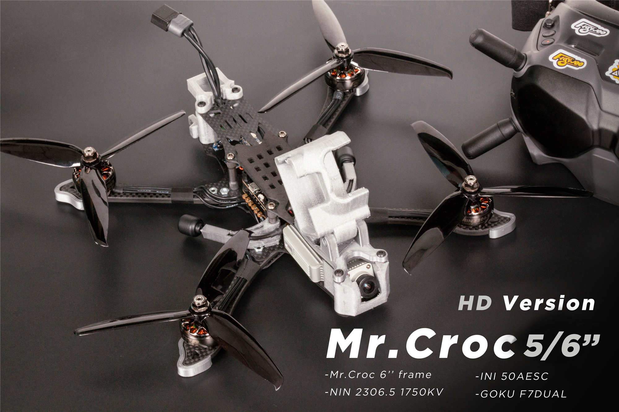 FLYWOO Mr.Croc-HD Frame 5cinch \ 6inch \ 7 inch racing FreeStyle for