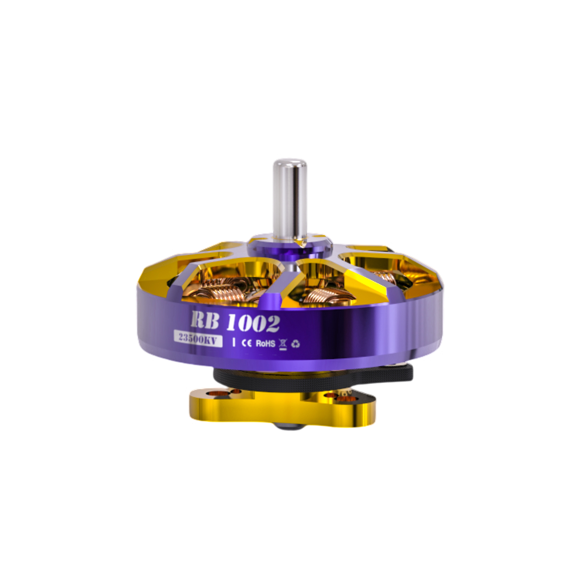 Flywoo ROBO 1002 19800KV / 23500KV Fpv Motor Gold/Purple (New Version)