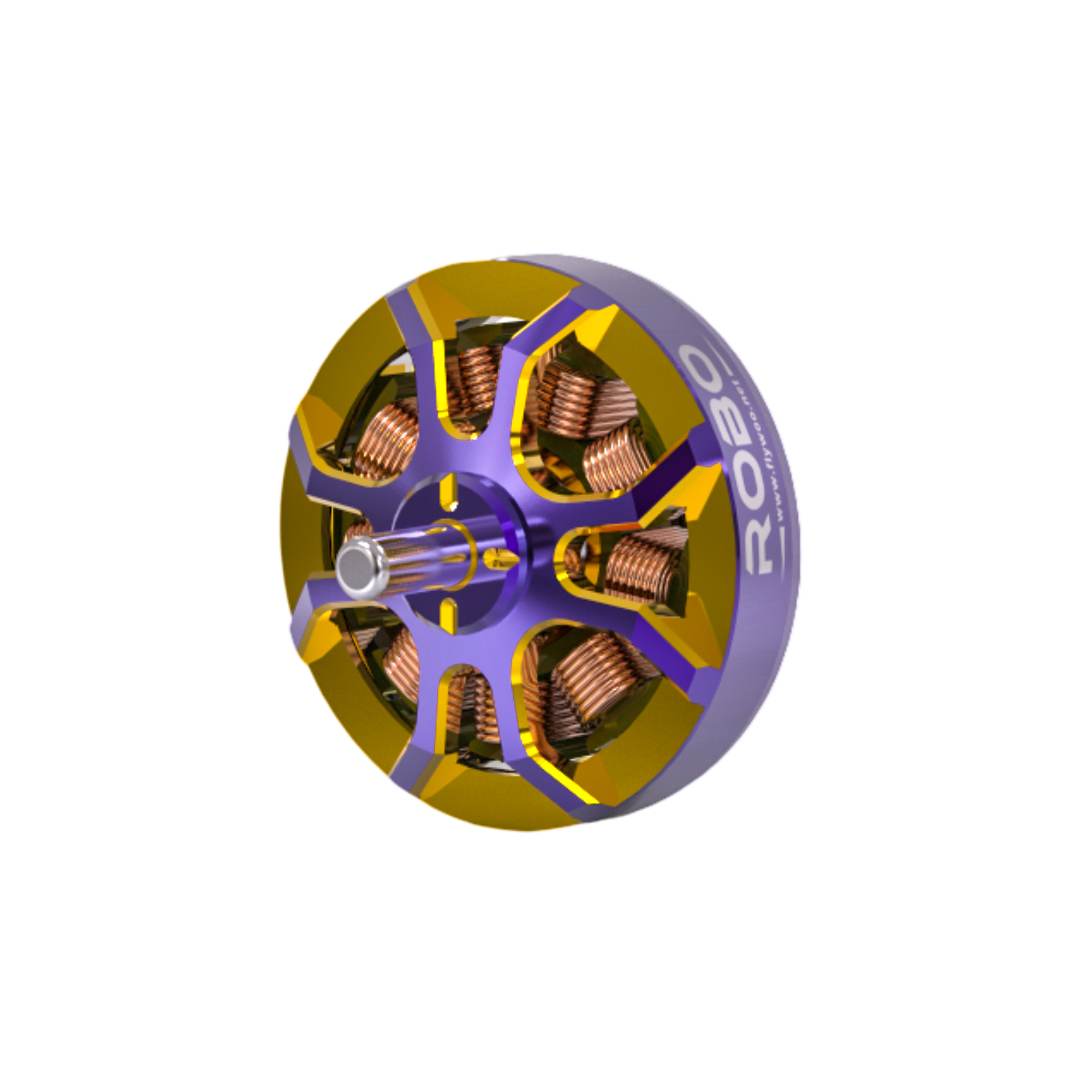 Flywoo ROBO 1002 19800KV / 23500KV Fpv Motor Gold/Purple (New Version)
