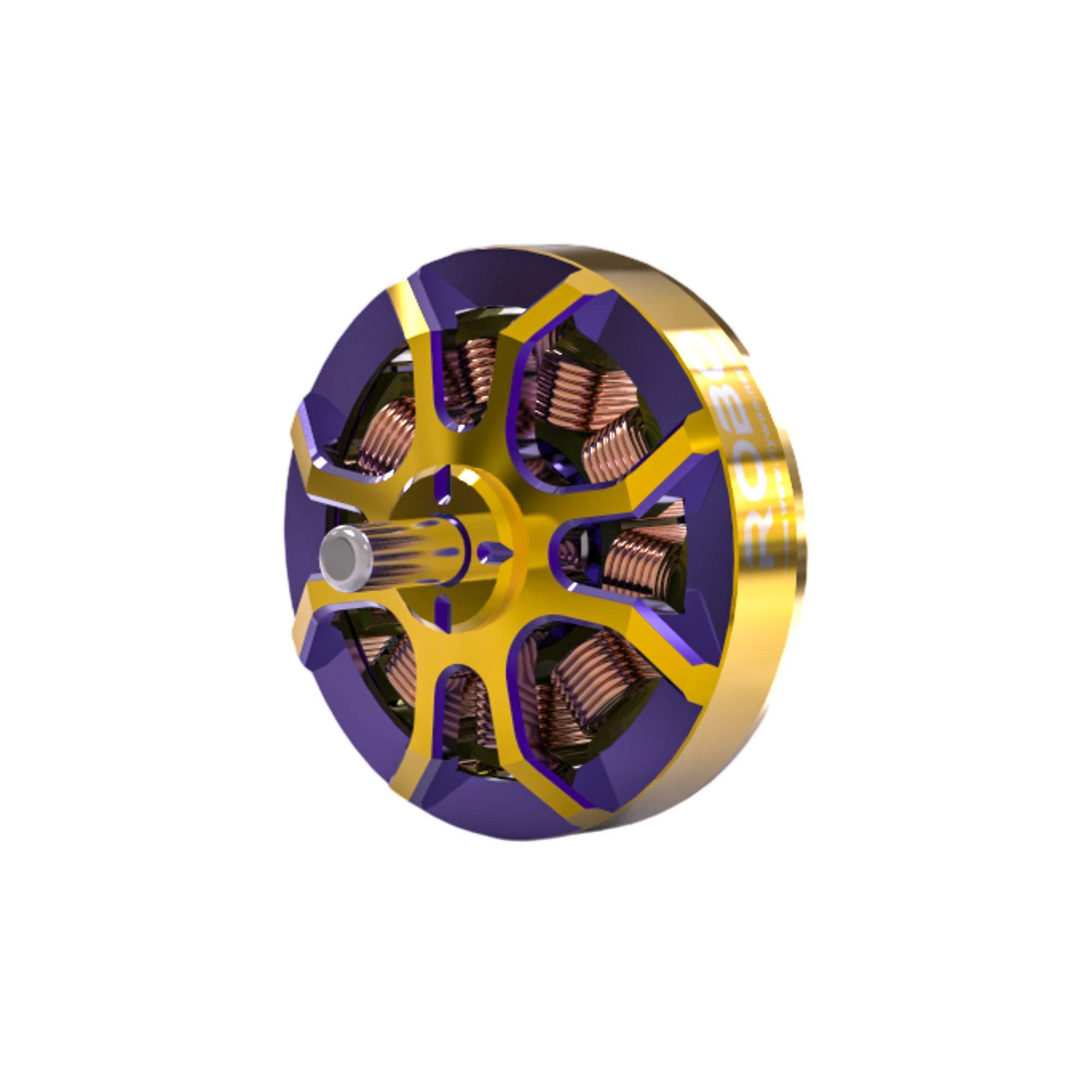 Flywoo ROBO 1002 19800KV / 23500KV Fpv Motor Gold/Purple (New Version)