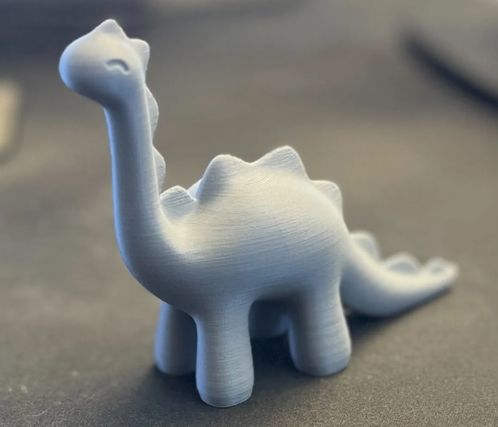 3D Printed Dinosaur Toy Cute Stylized