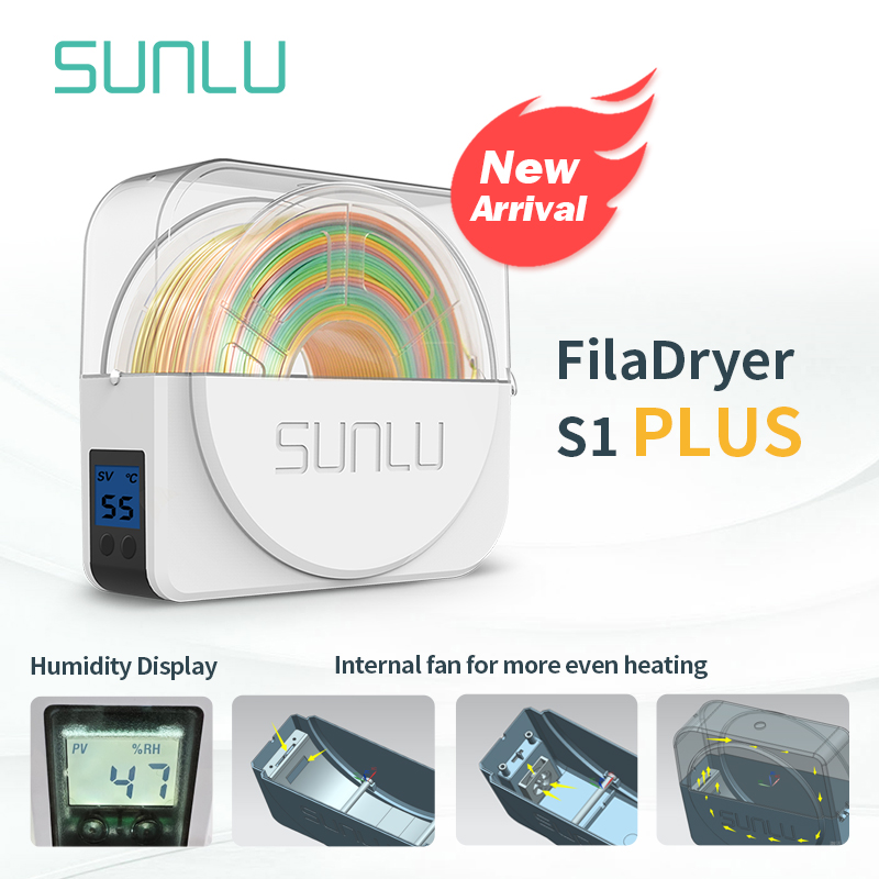 SUNLU S1 Plus Filament Dryer Box - Drying Filament