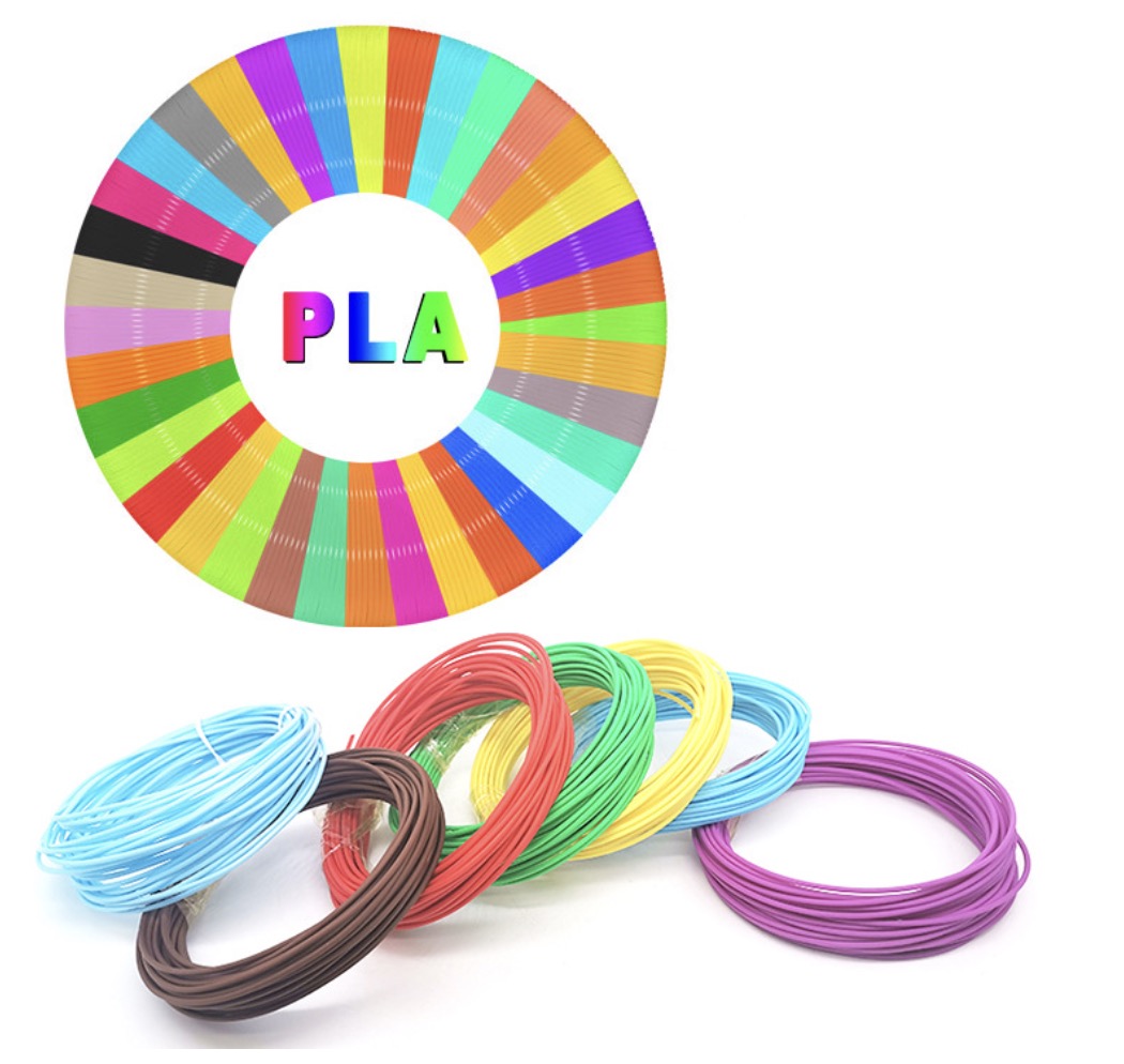 PLA 3D Pen Filament 50M/100M - Bright Color, Safe