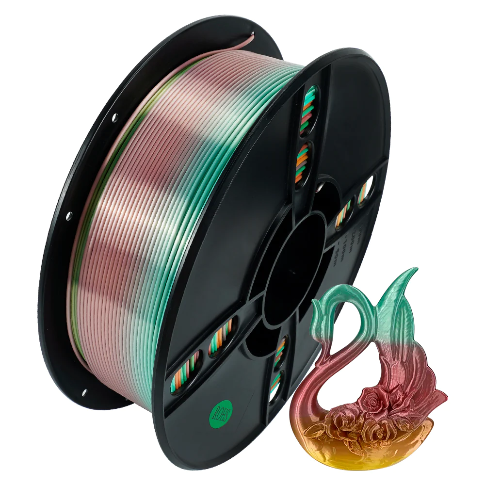Macarons Rainbow PLA Filament 1.75mm 1KG for 3D Printing