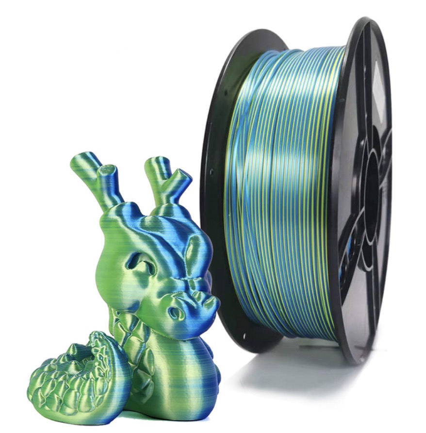  Rainbow Silk PLA Filament 1.75mm 1KG