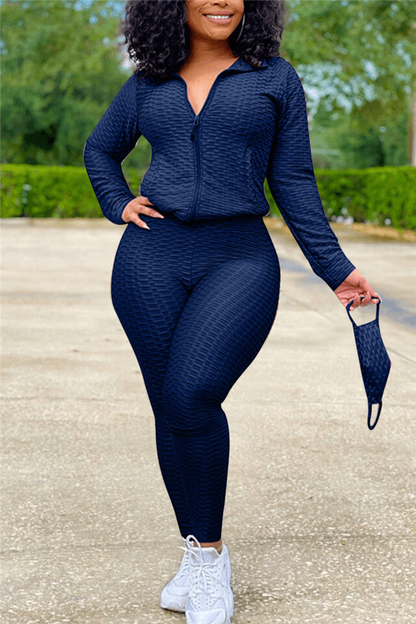 sexy-sportswear-patchwork-zipper-collar-two-pieces