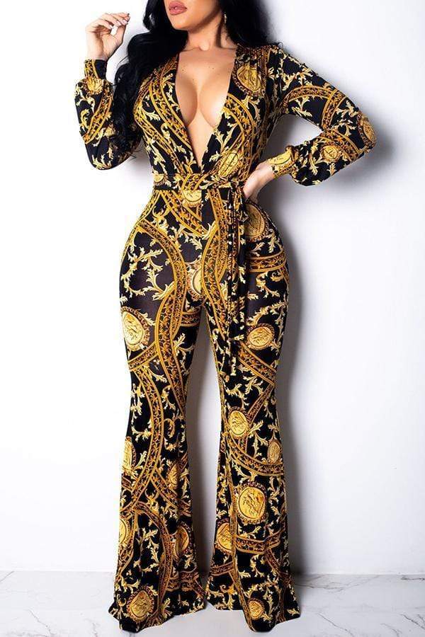 trendy-printed-gold-one-piece-jumpsuit