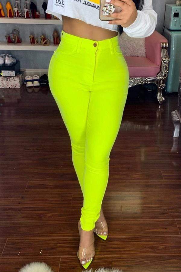 trendy-skinny-yellow-pants