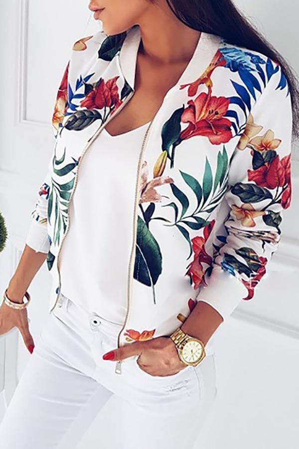 casual-floral-printed-white-lace-jacket
