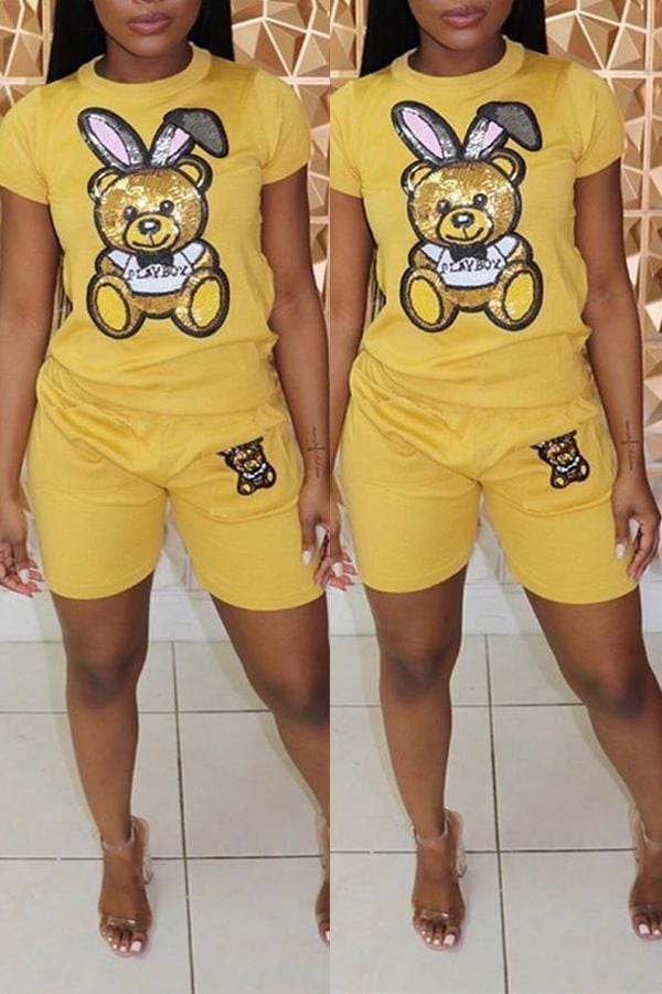 casual-printed-yellow-two-piece-shorts-set