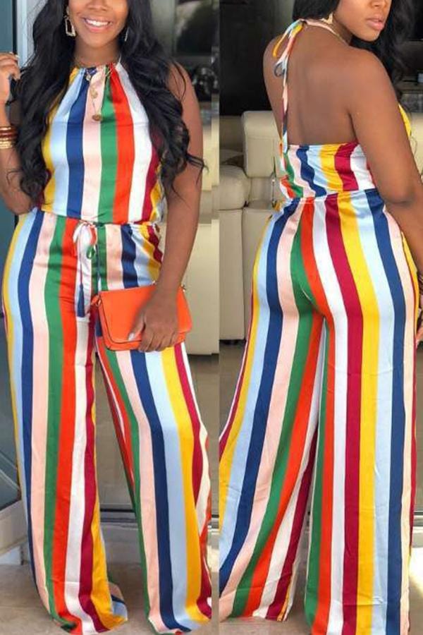 sexy-striped-wide-leg-yellow-jumpsuit