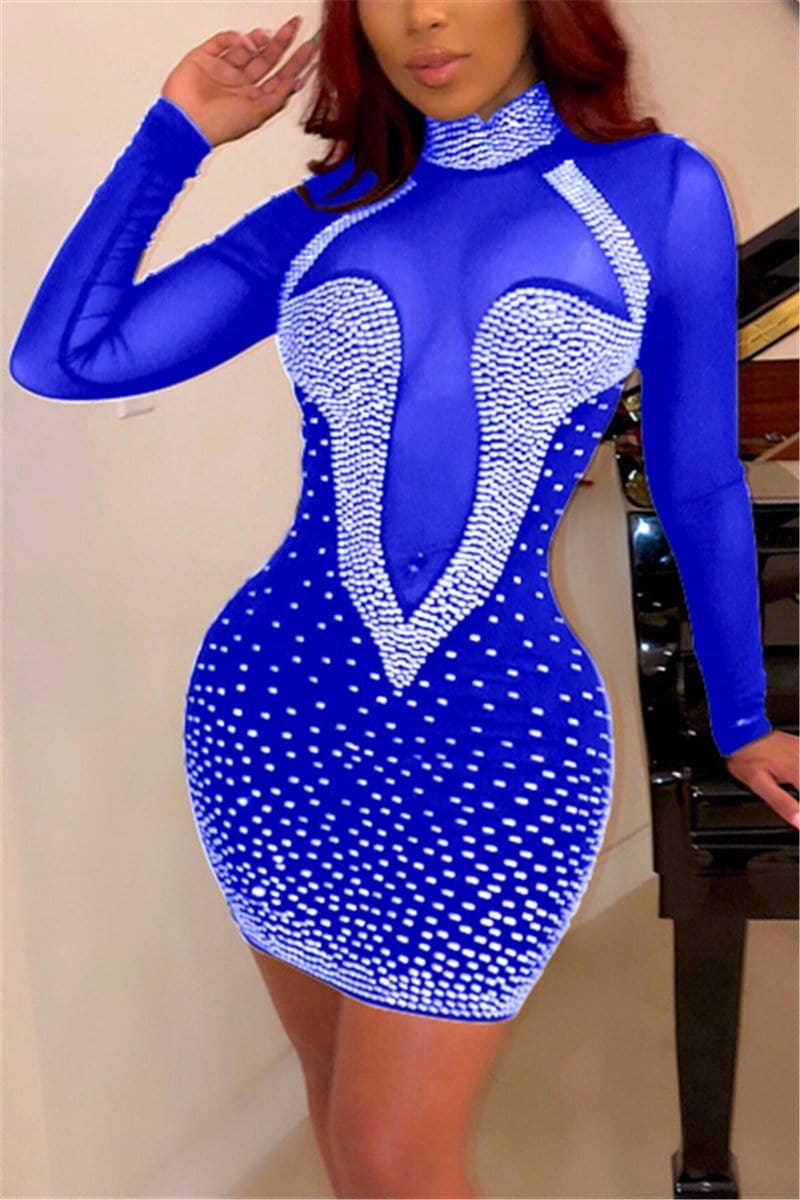 sexy-hot-drilling-mesh-perspective-dress