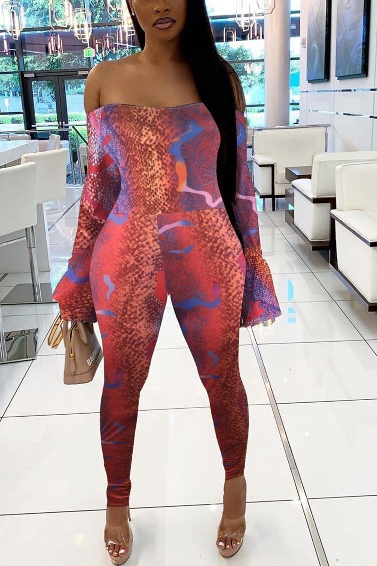 sexy-strapless-snakeskin-print-jumpsuit